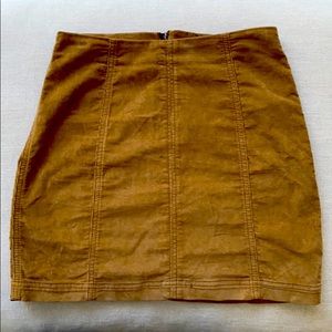Free People brown coed skirt in a size 6